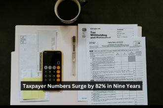 Taxpayer Numbers Surge by 82% in Nine Years